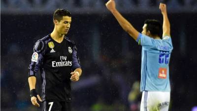 El Real Madrid quedó fuera de la Copa del Rey frente al Celta de Vigo. Foto AFP