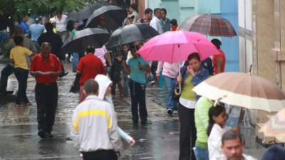 Las lluvias sobre territorio hondureño se mantendrán durante el fin de semana afectando principalmente el centro y el suroccidente del país.