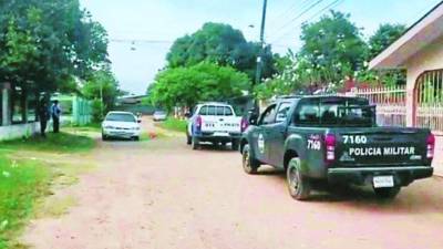 En una calle de la colonia Suazo Córdova fue el crimen.