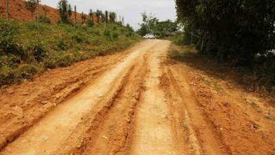 Los pobladores de El Merendón urgen de que se repare la carretera para poder sacar la producción de café.