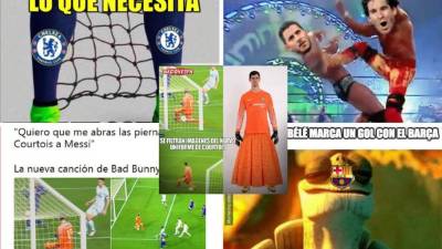Los mejores memes de la goleada del Barcelona (3-0) sobre el Chelsea en la vuelta de octavos de final de la Champions League. Courtois es el gran protagonista.