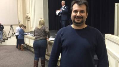 James González, el hispano que votó por Trump en Iowa. Cortesia Univisión.