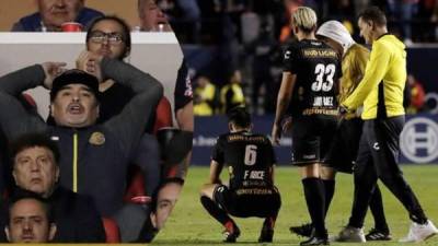 Diego Maradona perdió el título de la Liga de Ascenso con Dorados de Sinaloa frente a San Luis.