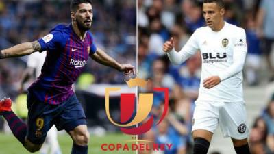 Barcelona y Valencia lucharán por ganar la Copa del Rey.