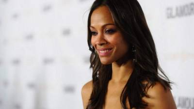 La actriz Zoe Saldaña.