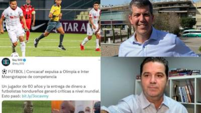 Las redes sociales explotaron tras conocer la descalificación del Olimpia de la Liga Concacaf debido a que recibieron dinero por parte del vicepresidente de Surinam y dueño del Inter Moengotapoe. A nivel local e internacional la prensa se pronunció sobre los castigos.