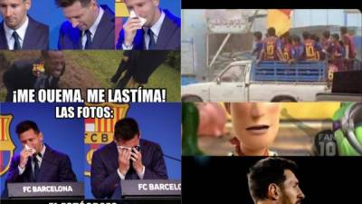 Lionel Messi se despidió del Barcelona y las redes sociales han estallado con ingeniosos memes.