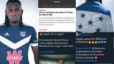 Alberth Elis ha sido anunciado como nuevo jugador del FC Girondins de Burdeos de la Ligue 1. La llegada del hondureño ha generado todo tipo de comentarios a nivel internacional.