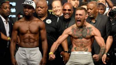 Mayweather y McGregor se enfrentan esta noche en Las Vegas.