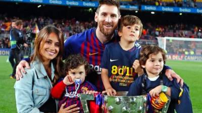 Lionel Messi confesó que sus hijos no querían marcharse de Barcelona.
