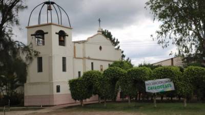 Iglesia de la Virgen del Carmen ubicada en el barrio El Carmen de Siguatepeque.