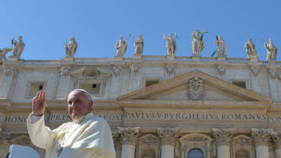 El pontífice brindó un mensaje a los fieles.