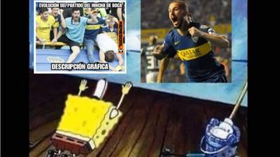 Los mejores memes del empate (2-2) entre Boca Juniors y River Plate en la primera final de la Copa Libertadores.