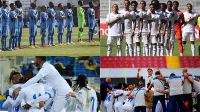 La Sub-23 de Honduras logró el boleto a los Juegos Olímpicos de Tokio y el reglamento le permite llevar tres refuerzos mayores de 23 años de edad.¿Quién se uniría a la Bicolor? Fotos AFP y Fenafuth.