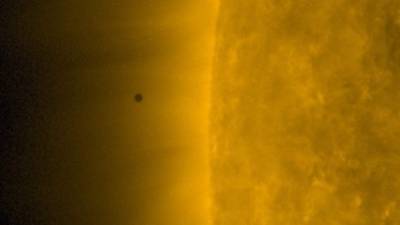 Imagen de Mercurio tomada por el telescopio SDO de la NASA.