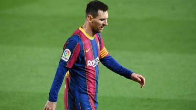 El contrato de Lionel Messi con el FC Barcelona terminó este 30 de junio y a falta de una nueva vinculación, se convierte en agente libre. Foto EFE