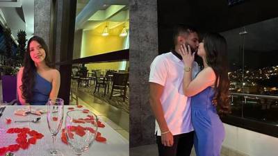 Futbolista del Olimpia le pidió matrimonio a su novia de una manera peculiar en Tegucigalpa.