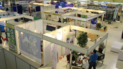 Los edificios de la CCIC cuentan con 240 espacios comerciales para los expositores.