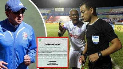 Osman Madrid intimidó y amenazó al asesor arbitral Wilson Matute luego de que se anulara el gol de Jonathan Paz en la final ante Marathón.