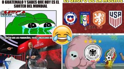 Estos son los mejores memes del sorteo del Mundial de Rusia 2018. No perdonan a Honduras y México recibe muchas burlas.