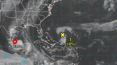 La tormenta tropical Alberto es la primera de la temporada de huracanes en el Atlántico.