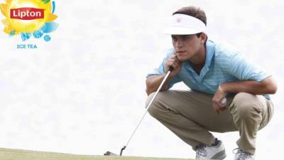 El golfista Jacklin Sean de Escocia lució concentrado en la actividad de este día.