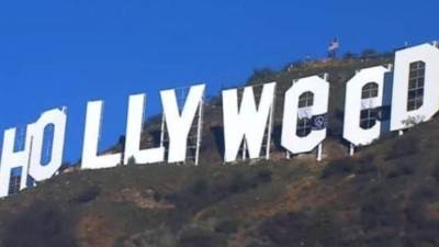 Las autoridades buscan identificar al responsable del 'arreglo' del famoso letrero.