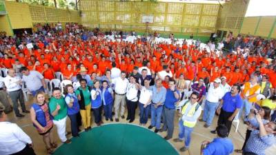 Los beneficiarios del programa Chamba Comunitaria pertenecen a cuatro municipios del Valle, la mayoría de San Pedro Sula. Fotos: Wendell Escoto