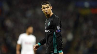 Cristiano Ronaldo lamentó la derrota del Real Madrid ante Tottenham. Foto AFP