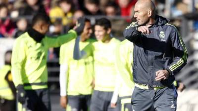 Zidane se alista para el duelo que sostendrá ante los blaugranas.