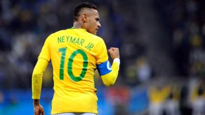 Neymar ya marcó su primer gol en los Juegos Olímpicos 2016, lo hizo en los cuartos de final contra Colombia. Foto EFE