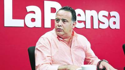 El alcalde de San Pedro Sula, Armando Calidonio, dio ayer una entrevista a LA PRENSA.