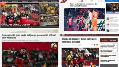 Los diarios mexicanos no quedaron conformes con la clasificación del Xolos de Tijuana a cuartos de final de la Concachampions tras eliminar a Motagua y aseguran que fue con 'sufrimiento'.