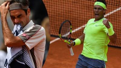 Rafa Nadal venció a Roger Federer en la semifinal del Roland Garros. Foto AFP