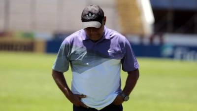 Carlos Orlando Caballero se mostró triste por la derrota contra el Motagua. Foto Juan Salgado