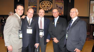 Reunion de los distritos del clud Rotarios, realizada en el centro de convenciones de la camara de comercio en San Pedro Sula Cortes.