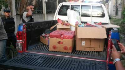 La pólvora está valorada en 20 mil lempiras.