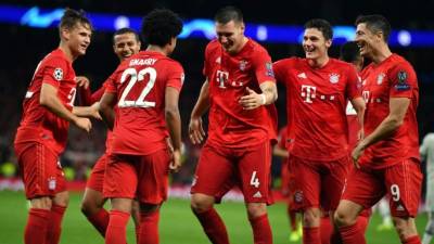 El Bayern Múnich le metió siete goles al Tottenhan en Londres por la Champions League.