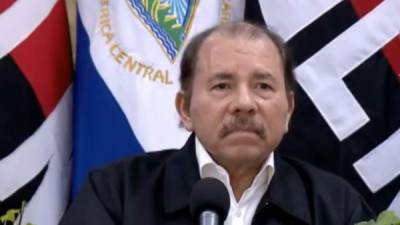 Ortega durante su comparecencia de este sábado.