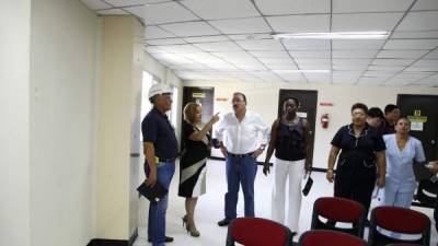 Las autoridades hicieron un recorrido para inspeccionar los trabajos realizados.