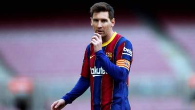 Lionel Messi podría tener las horas contadas en el Barcelona. Foto EFE