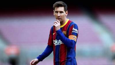 Lionel Messi podría tener las horas contadas en el Barcelona. Foto EFE