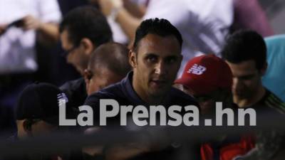 Keylor reconoció la noche del lunes el césped del estadio Morazán.