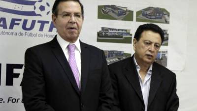 Rafael Leonardo Callejas y Alfredo Hawit están acusados por corrupción en el escándalo de la FIFA.