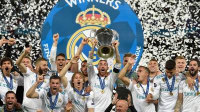 Real Madrid venció al Liverpool en Ucrania y es tricampeón de Champions. FOTOS AFP.