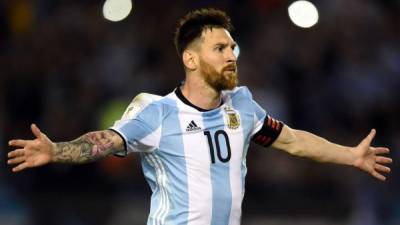 Lionel Messi marcó el gol de la victoria de Argentina contra Chile. Foto AFP