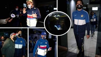 El plantel del Club América de México llegó la noche del lunes a territorio hondureño para enfrentar al Olimpia en el partido de ida de octavos de final de la Liga de Campeones de la Concacaf.