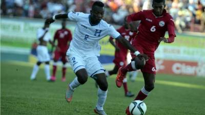 Kevin Álvarez, durante el amistoso contra Cuba. Foto Juan Salgado