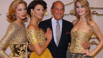 Con Christy Turlington, Linda Evangelista y Claudia Schiffer.