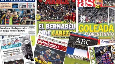 Algunas de las diferentes portadas en los medios españoles.